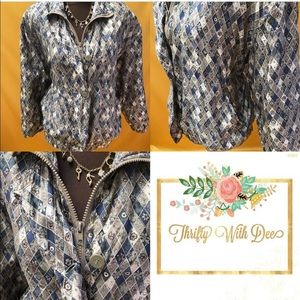 Retro Vintage Windbreaker Like Jacket